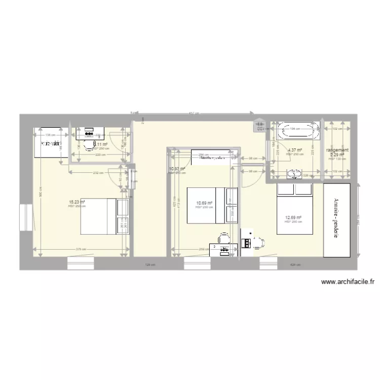 new etage 2. Plan de 