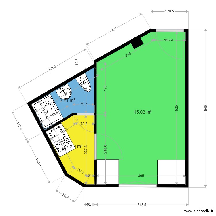 STUDIO 39 JDM. Plan de 0 pièce et 0 m2