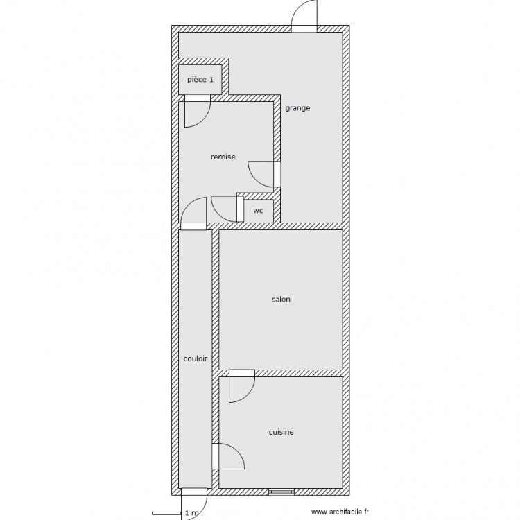 salanowski rdc. Plan de 0 pièce et 0 m2