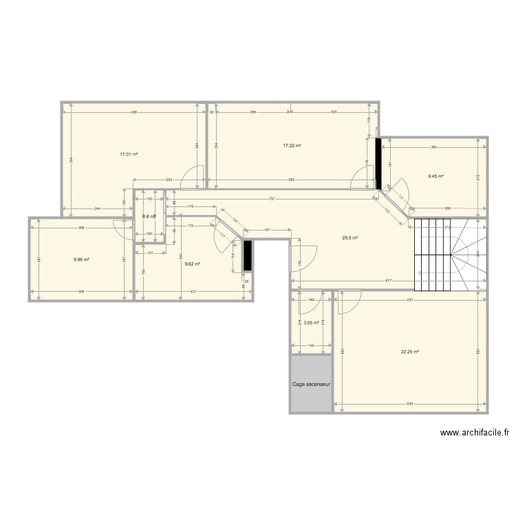 Cabinet Etage 2. Plan de 0 pièce et 0 m2