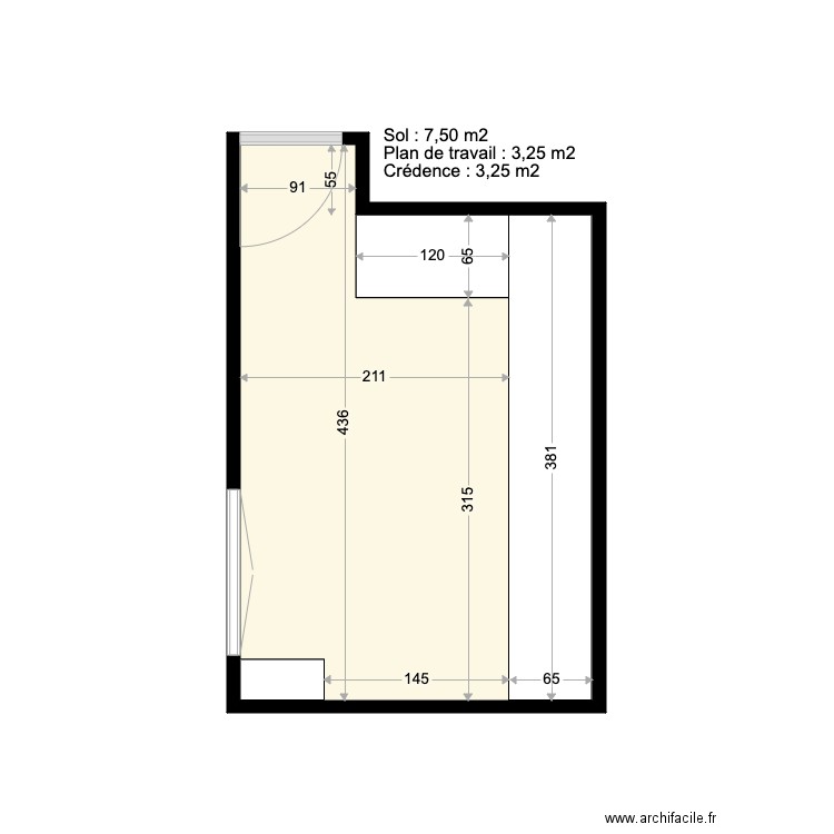 122_CUISINE. Plan de 0 pièce et 0 m2