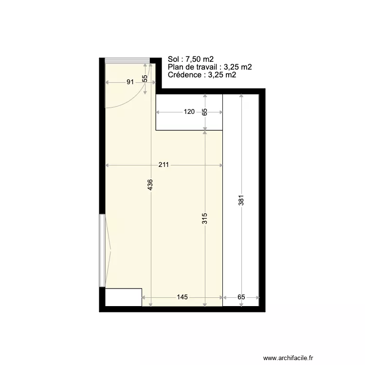 122_CUISINE. Plan de 122_CUISINE. Plan de