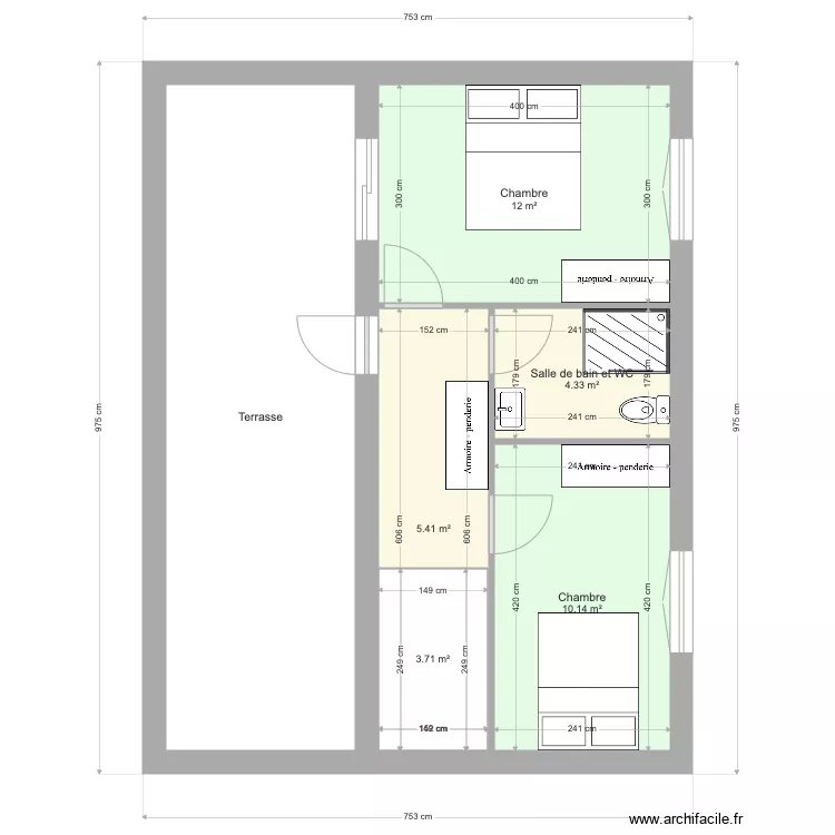Maison Maroc v2. Plan de Maison Maroc v2. Plan de