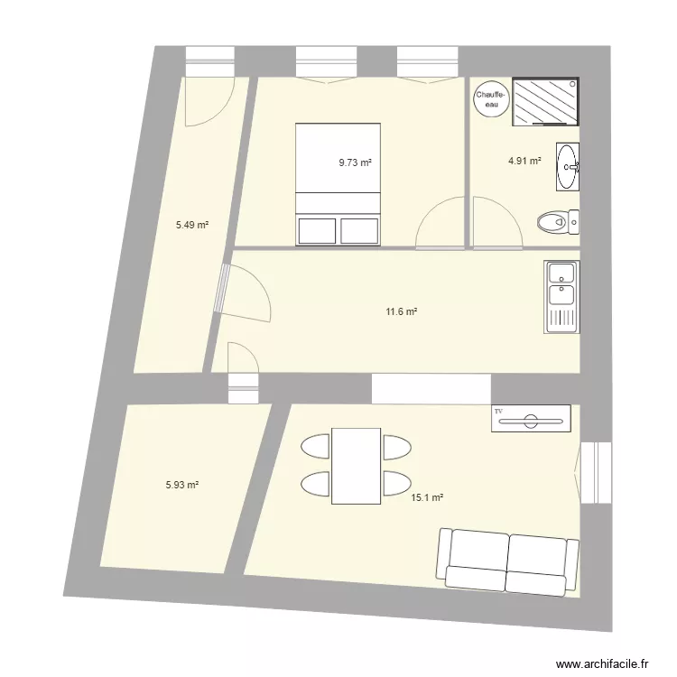 rdc boen 2. Plan de rdc boen 2. Plan de