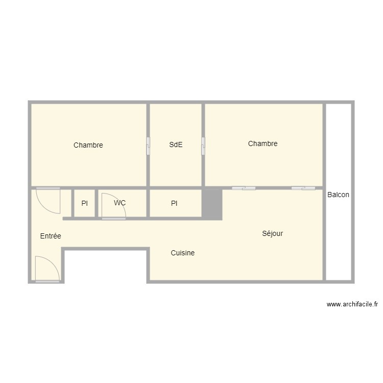 115 marcadet. Plan de 0 pièce et 0 m2