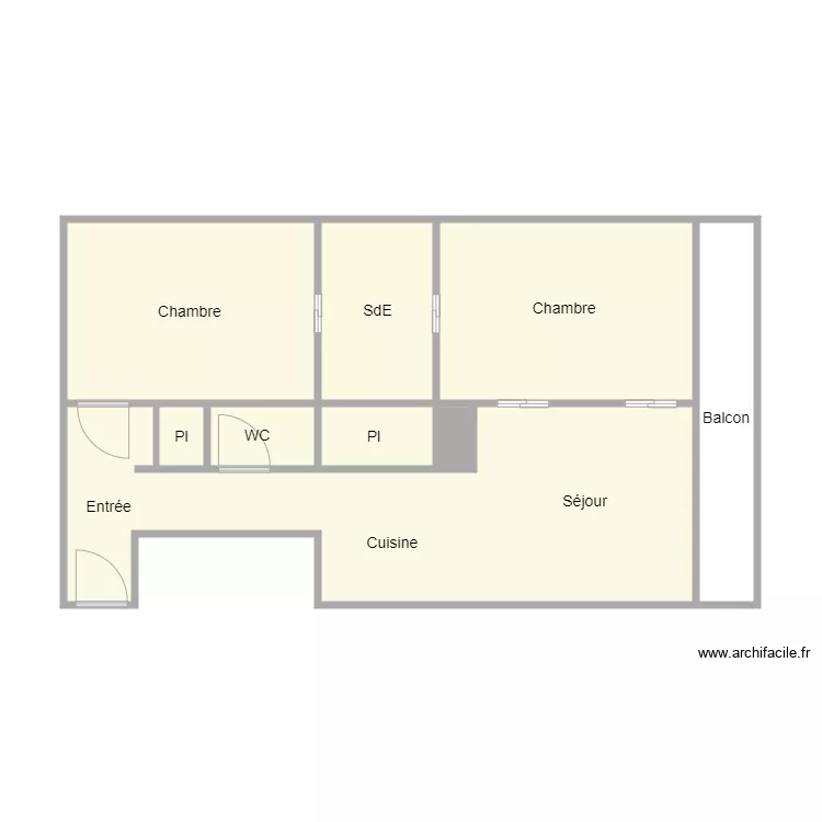 115 marcadet. Plan de 