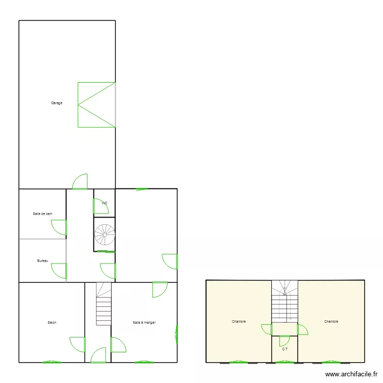 Agence Meynard . Plan de 
