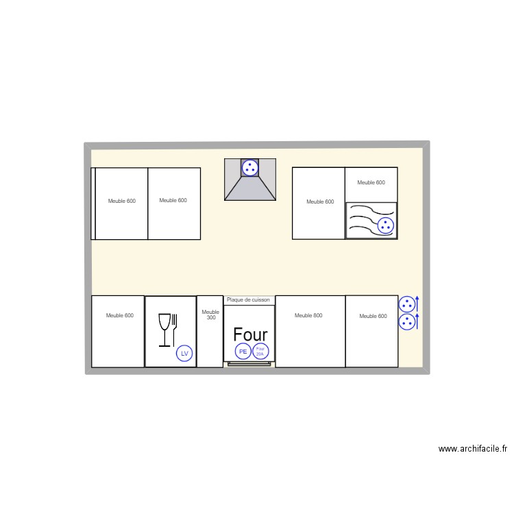 BAYLE / D22060540 / CUISINE MYR DROIT. Plan de 0 pièce et 0 m2