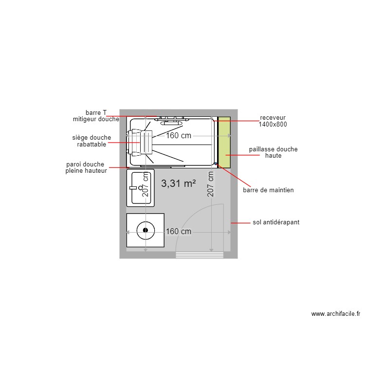 seyman. Plan de 0 pièce et 0 m2