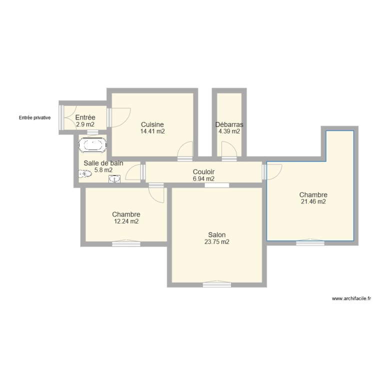 WEISS avec jardin. Plan de 0 pièce et 0 m2