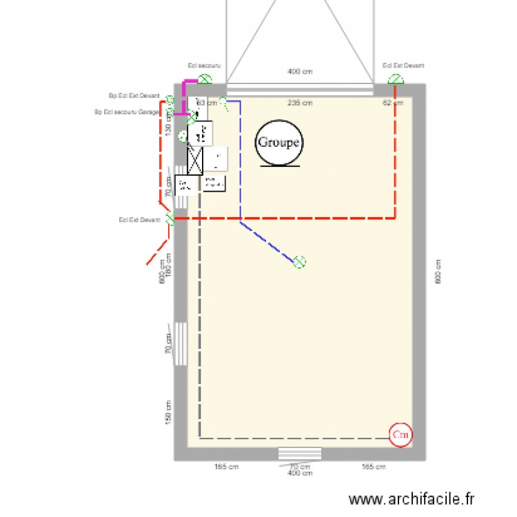 Garage 1. Plan de 0 pièce et 0 m2