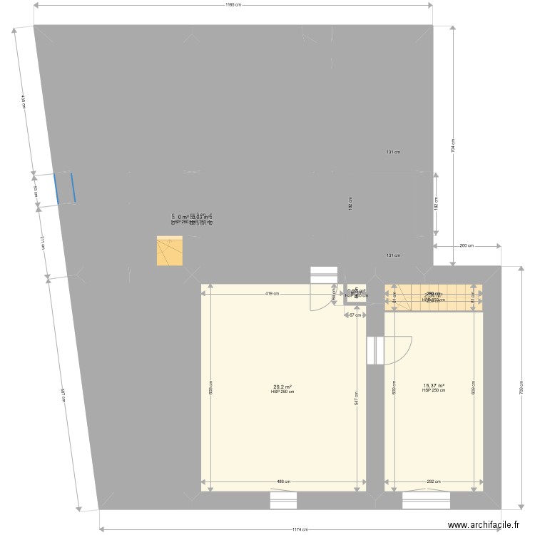 Mordelle - 2ème visite Kevin. Plan de 34 pièces et 251 m2