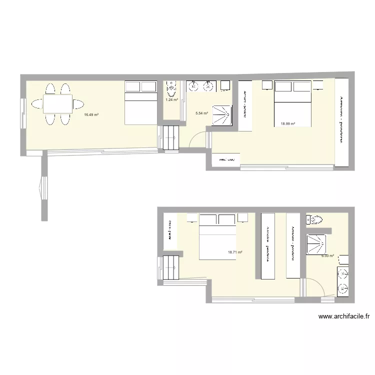 Extension RDC. Plan de 