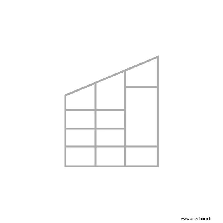 Placard gauche. Plan de 