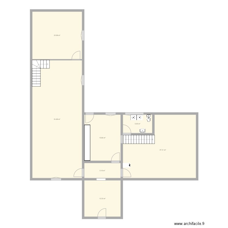 mathieu rdc. Plan de 0 pièce et 0 m2