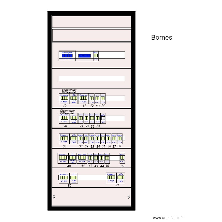 Coffret TD TD SALLE dorf. Plan de 0 pièce et 0 m2