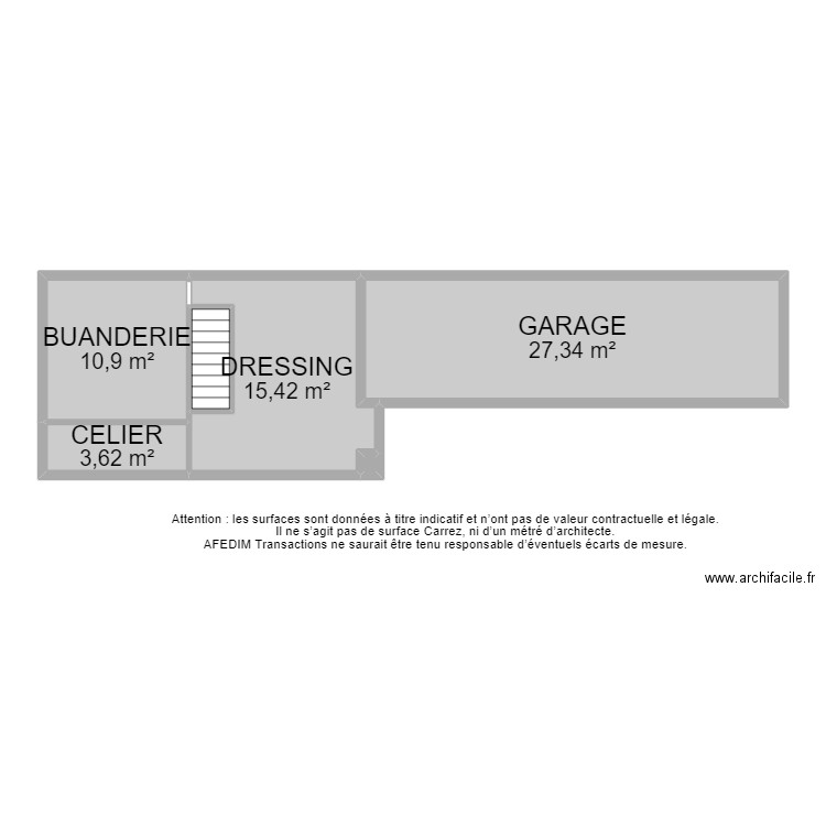 BI 9791 -. Plan de 19 pièces et 163 m2