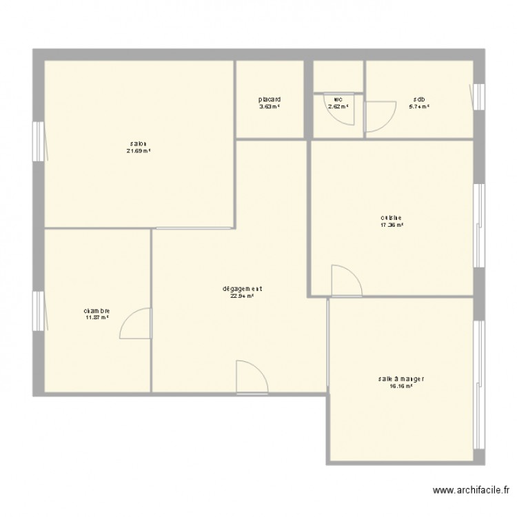 plan hervier. Plan de 0 pièce et 0 m2