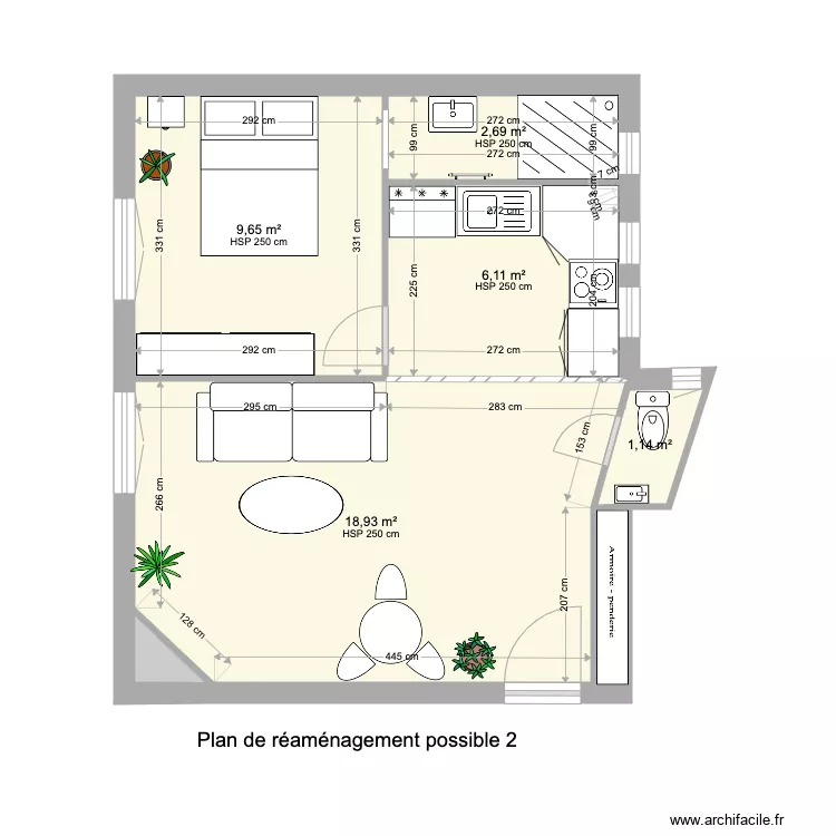 260 FSM POUGET REAMANEGEMENT POSSIBLE 2. Plan de 