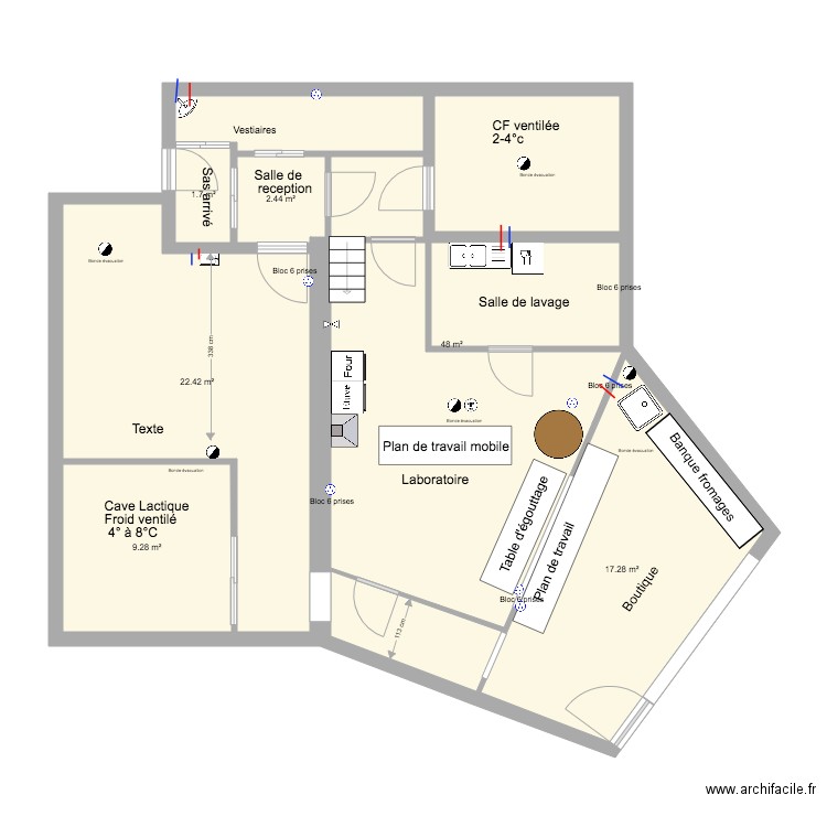 Laiterie Agrément 1. Plan de 0 pièce et 0 m2