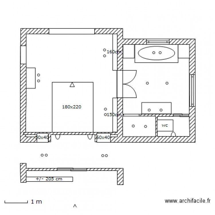 Master def double porte lumi. Plan de 0 pièce et 0 m2