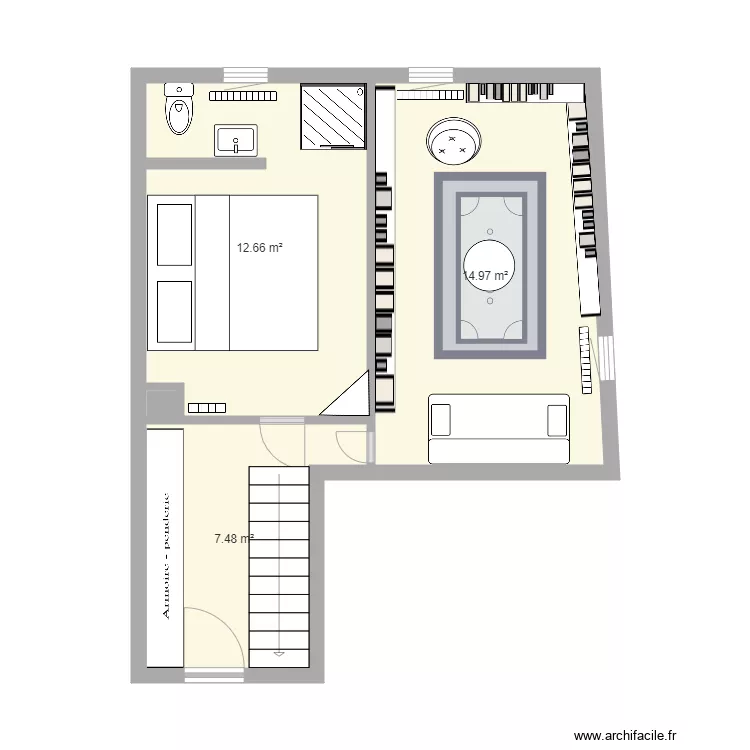 Josepsburg Etage Avec SdB. Plan de 