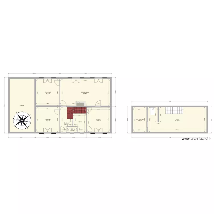 route de Sottevast. Plan de route de Sottevast. Plan de