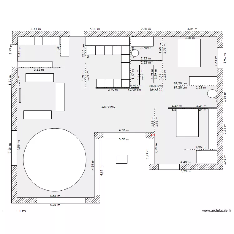 La COURONNE 14. Plan de 