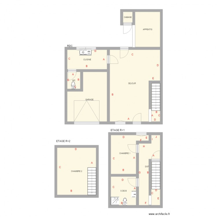 mas bastien. Plan de 0 pièce et 0 m2