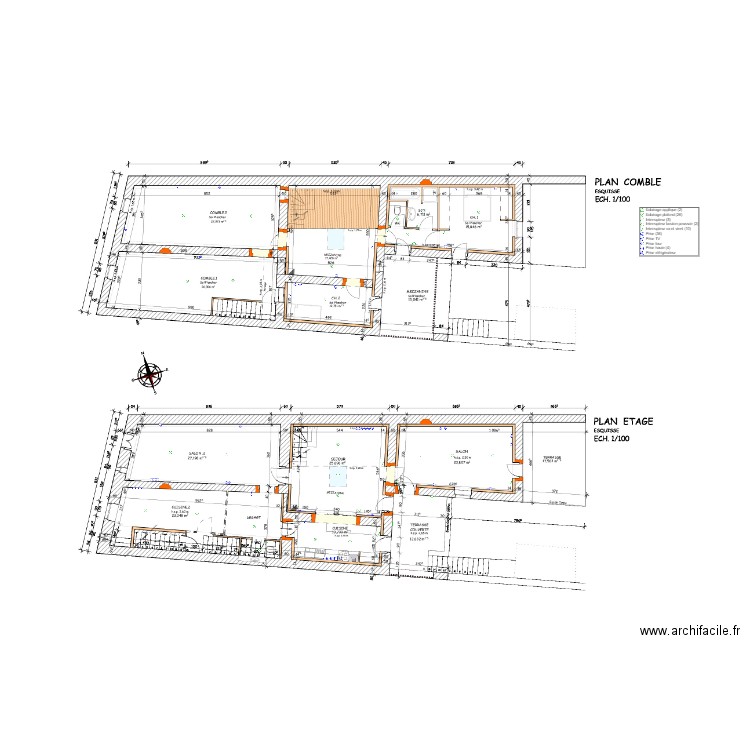 huon. Plan de 0 pièce et 0 m2