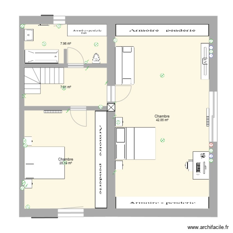projet chessenaz &eacute;tage. Plan de 0 pièce et 0 m2