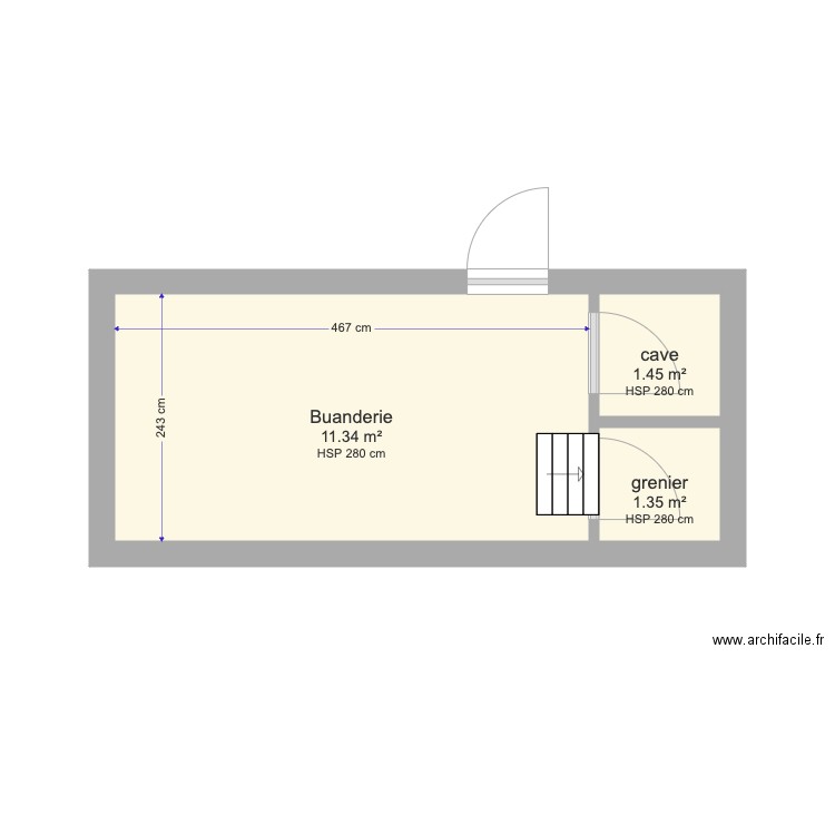 Buanderie Thomas et maud. Plan de 0 pièce et 0 m2