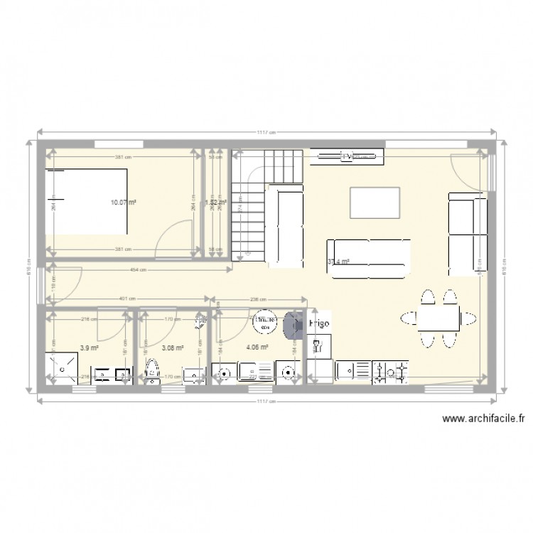 Hangar Maison auffret EF3. Plan de 0 pièce et 0 m2