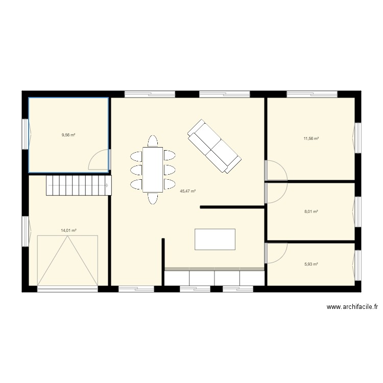 Plan provisoire danielle et germain. Plan de 0 pièce et 0 m2
