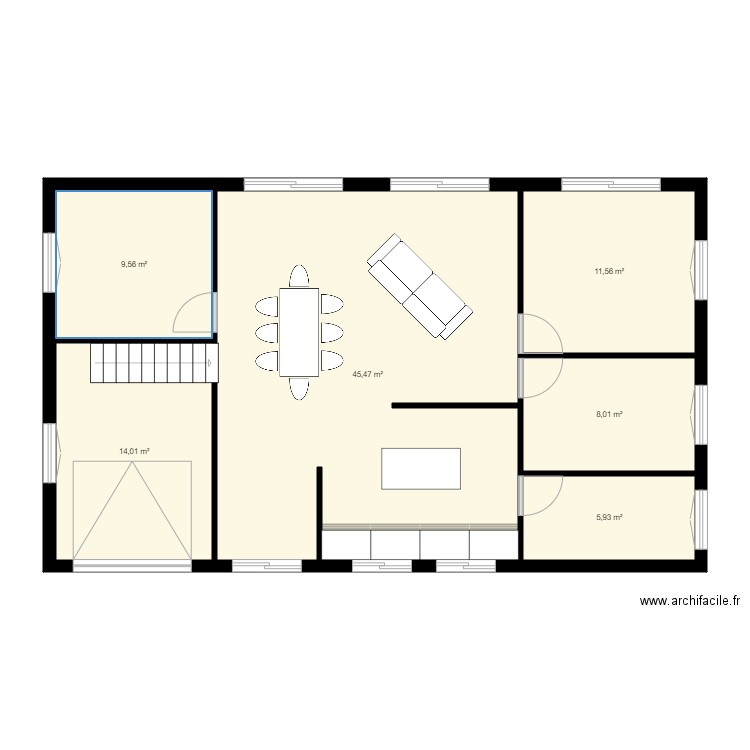 Plan provisoire danielle et germain. Plan de 0 pièce et 0 m2