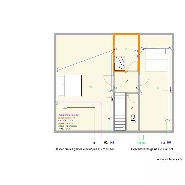 Etage_PC_Chauf. Plan de 