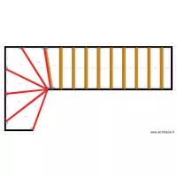 escalier vu du dessus
