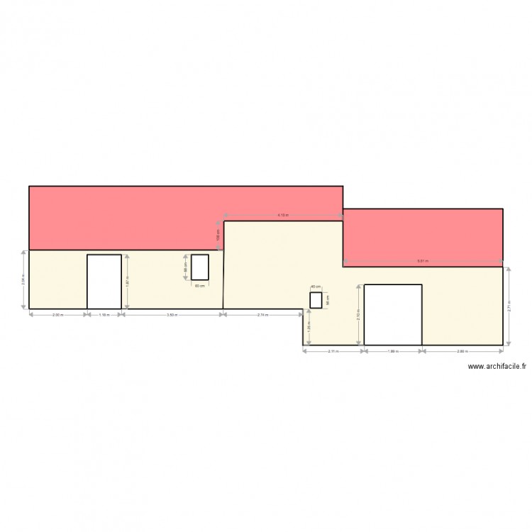 Cayolle facade sud est. Plan de 0 pièce et 0 m2