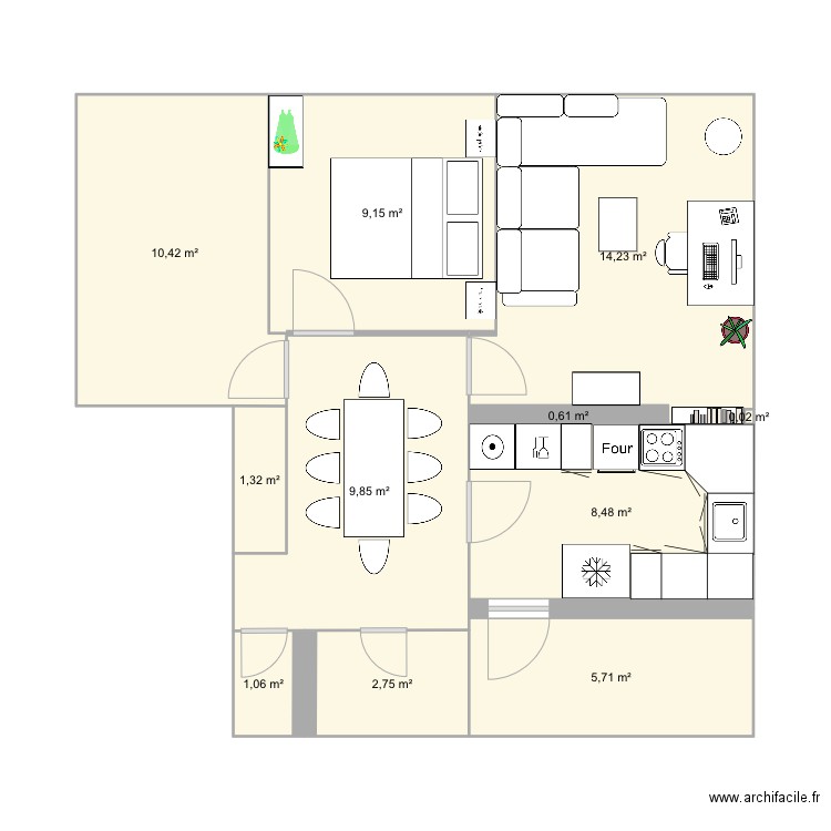 RIWADI. Plan de 0 pièce et 0 m2