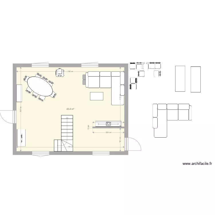 salle à manger. Plan de salle à manger. Plan de