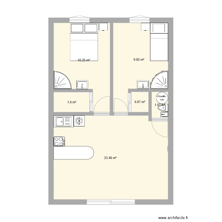 GITE . Plan de 0 pièce et 0 m2