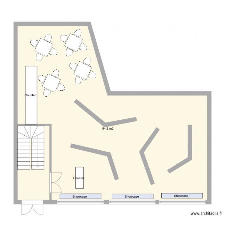 Art Gallery. Plan de 0 pièce et 0 m2