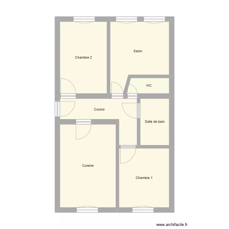 Croquis App Rch GEISS. Plan de 