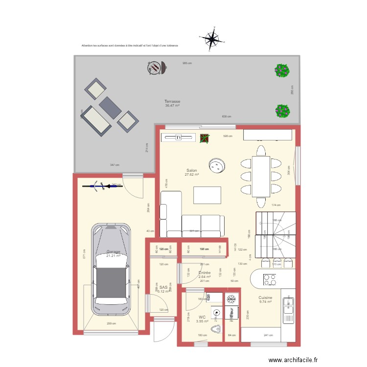 BI 1374. Plan de 0 pièce et 0 m2