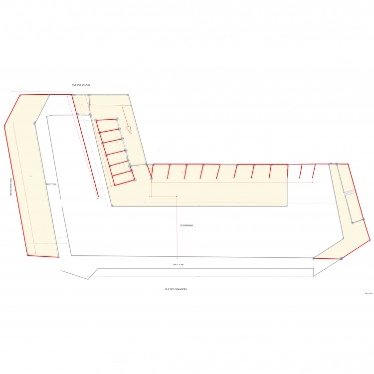 le miramar. Plan de 0 pièce et 0 m2