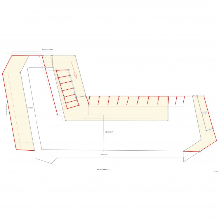 le miramar. Plan de 0 pièce et 0 m2