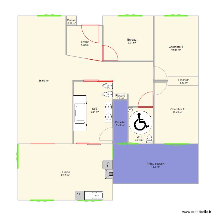 BBCCh. Plan de 0 pièce et 0 m2