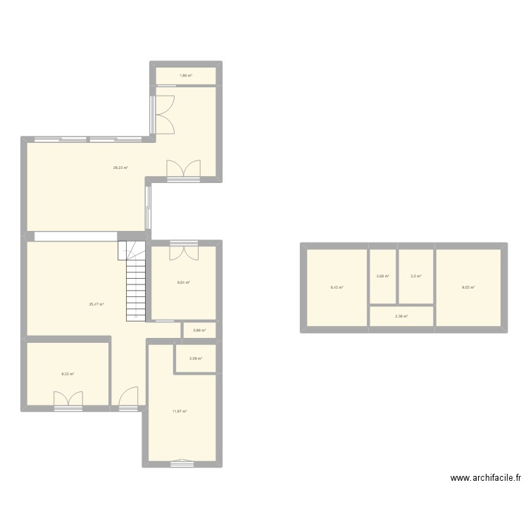 brusque. Plan de 0 pièce et 0 m2