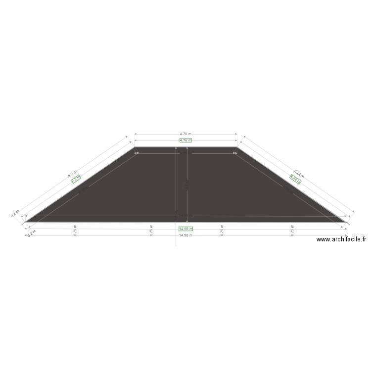 Plan de toiture ESSAI AOUT 2021. Plan de 0 pièce et 0 m2