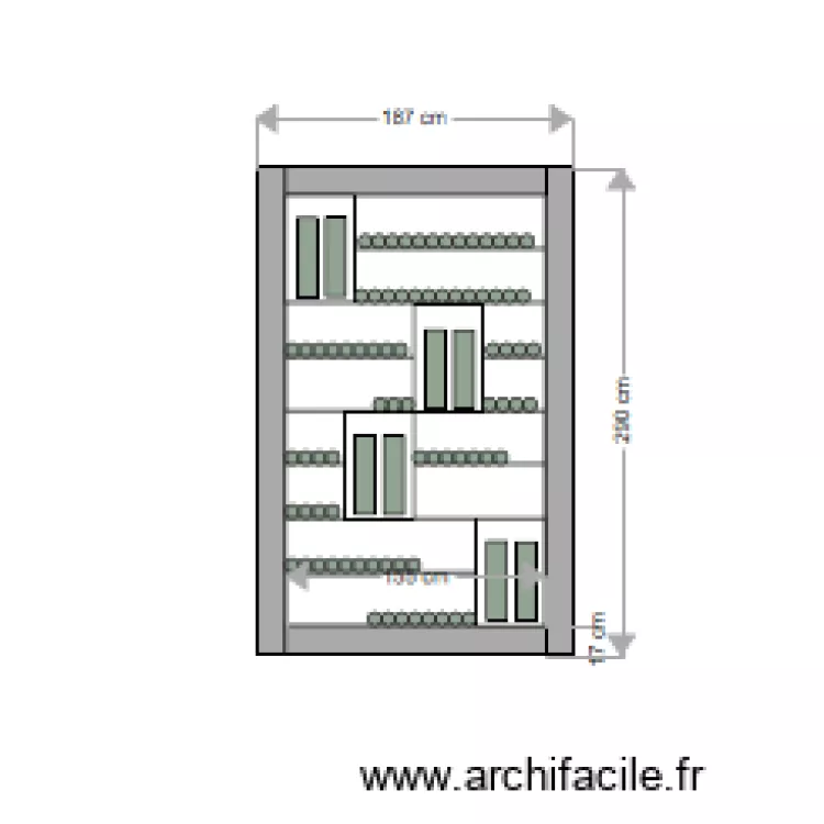 cave a vin brasserie. Plan de 